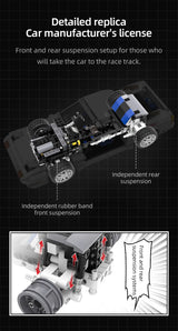 CaDA Ryosuke Initial D Mazda RX-7 1:12 FC3S 1552 Pieces Brick Model Kit C61022W