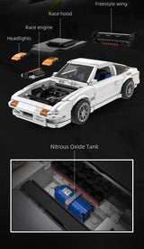 CaDA Ryosuke Initial D Mazda RX-7 1:12 FC3S 1552 Pieces Brick Model Kit C61022W