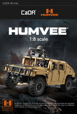 CaDA Humvee 1:8 3935 Pieces Brick Model Kit C61036W