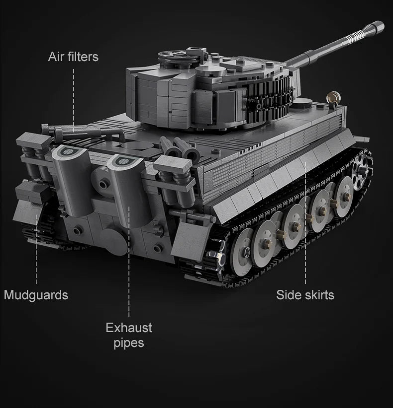 CaDA Tiger Tank 925 Pieces Brick Model Kit C61071W