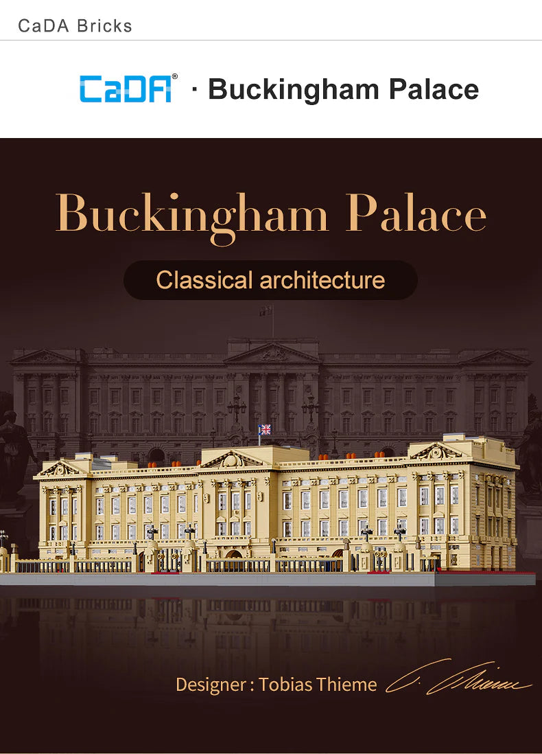 CaDA Buckingham Palace 5604 Pieces Brick Model Kit C61501W