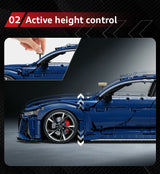 CaDA Master Audi RS6 Avant C8 (2019) 1:8 4663 Pieces Brick Model Kit C61515W