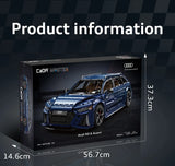 CaDA Master Audi RS6 Avant C8 (2019) 1:8 4663 Pieces Brick Model Kit C61515W