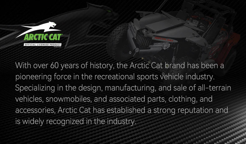 CaDA ARCTIC CAT Wildcat XX 1:12 686 Pieces Brick Model Kit C62006W