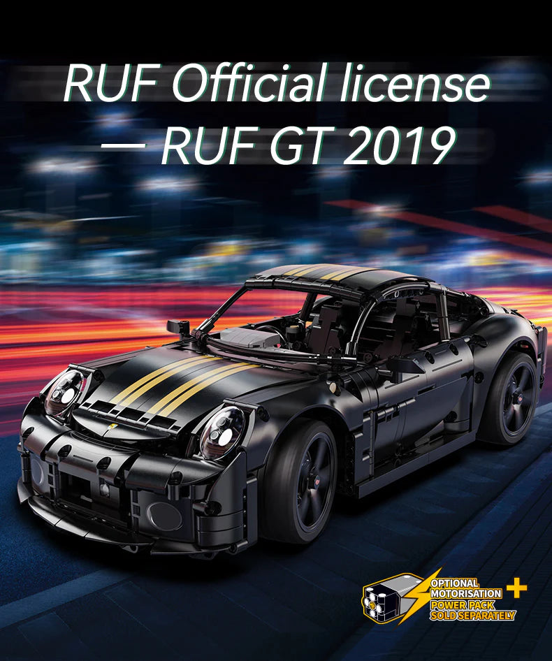 CaDA RUF GT 2019 1:10 1655 Pieces Brick Model Kit C63006W