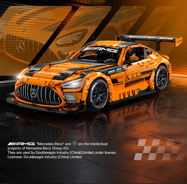 CaDA Mercedes-AMG GT3 1:8 5466 Pieces Brick Model Kit C64008W