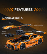 CaDA Mercedes-AMG GT3 1:8 5466 Pieces Brick Model Kit C64008W