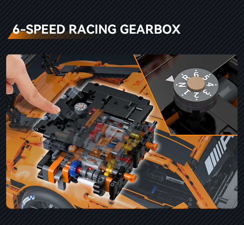 CaDA Mercedes-AMG GT3 1:8 5466 Pieces Brick Model Kit C64008W