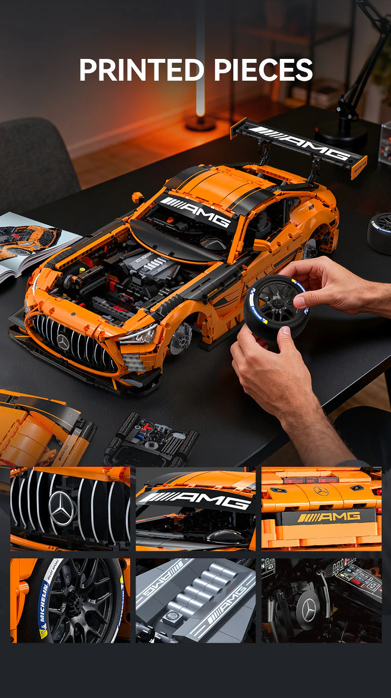 CaDA Mercedes-AMG GT3 1:8 5466 Pieces Brick Model Kit C64008W