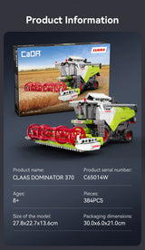 CaDA CLAAS Dominator 370 Combine Harvester 348 Pieces Brick Model Kit C65014W