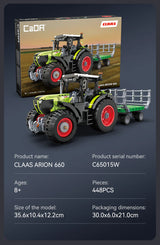 CaDA CLAAS Arion 660 Farm Tractor 448 Pieces Brick Model Kit C65015W