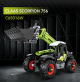 CaDA CLAAS Scorpion 756 Farm Telehandler 401 Pieces Brick Model Kit C65016W