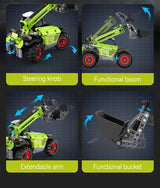 CaDA CLAAS Scorpion 756 Farm Telehandler 401 Pieces Brick Model Kit C65016W