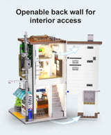 CaDA Japanese Steamed Bun Shop 1108 pcs Brick Model Kit C66006W