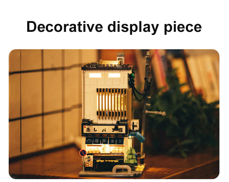 CaDA Japanese Steamed Bun Shop 1108 pcs Brick Model Kit C66006W