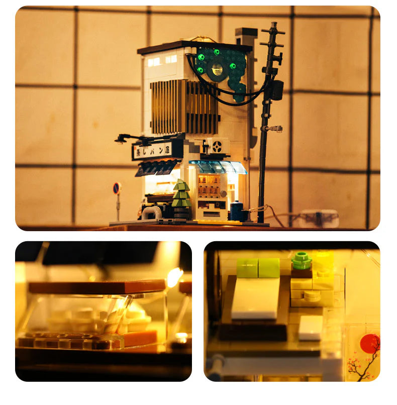 CaDA Japanese Steamed Bun Shop 1108 pcs Brick Model Kit C66006W