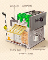 CaDA Japanese Summer Coffee House 1116 pcs Brick Model Kit C66007W