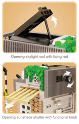 CaDA Japanese Summer Coffee House 1116 pcs Brick Model Kit C66007W