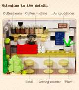 CaDA Japanese Summer Coffee House 1116 pcs Brick Model Kit C66007W