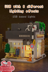 CaDA Japanese Summer Coffee House 1116 pcs Brick Model Kit C66007W