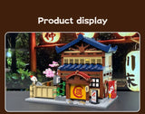 CaDA Japanese Sento Bathhouse 1249 pcs Brick Model Kit C66012W