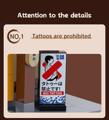 CaDA Japanese Sento Bathhouse 1249 pcs Brick Model Kit C66012W