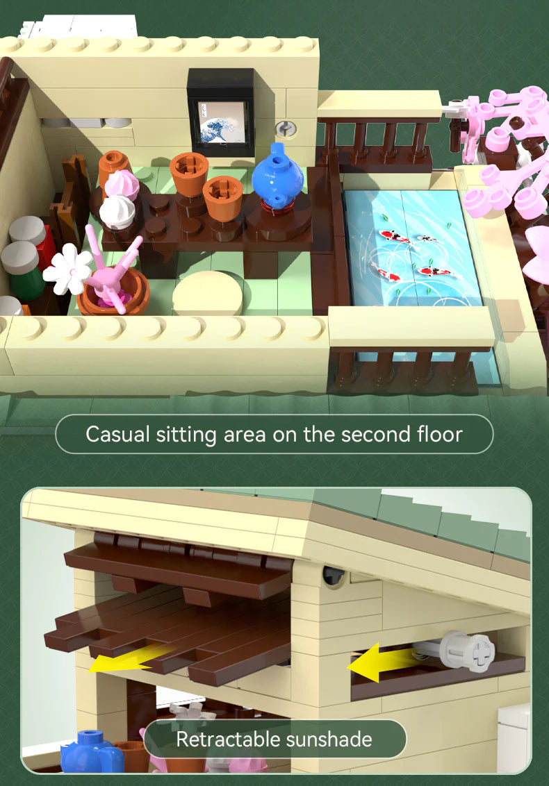 CaDA Kitty's Japanese Grocery Store 921 pcs Brick Model Kit C66015W