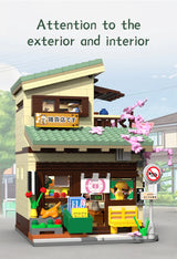 CaDA Kitty's Japanese Grocery Store 921 pcs Brick Model Kit C66015W