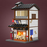 CaDA Japanese Corner Yakitori Izakaya Restaurant Bar 1195 pcs Brick Model Kit C66019W