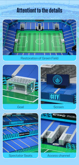 CaDA Manchester City Etihad Stadium - Official License - 4473 Pieces Brick Model Kit C66022W