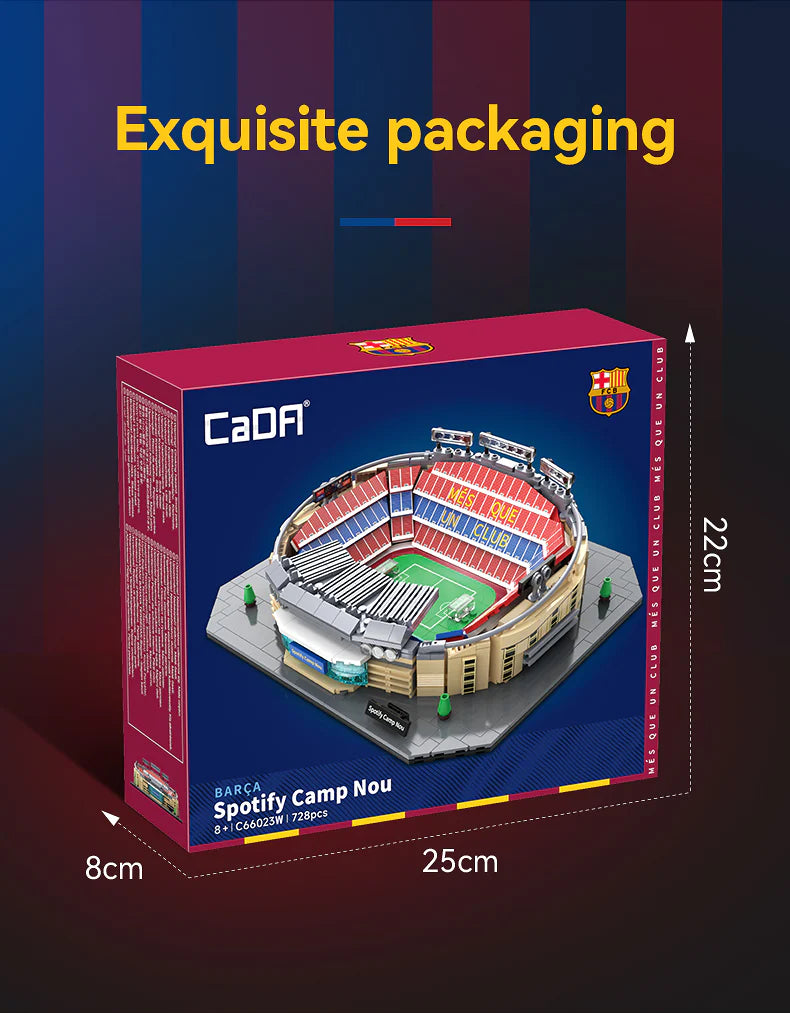 CaDA FC Barcelona Camp Nou Stadium 728 pcs Brick Model Kit C66023W