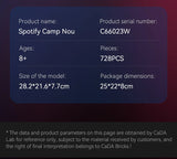 CaDA FC Barcelona Camp Nou Stadium 728 pcs Brick Model Kit C66023W