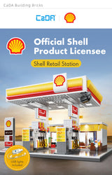 CaDA Shell Retail Station 1309 Pieces Brick Model Kit C66026W