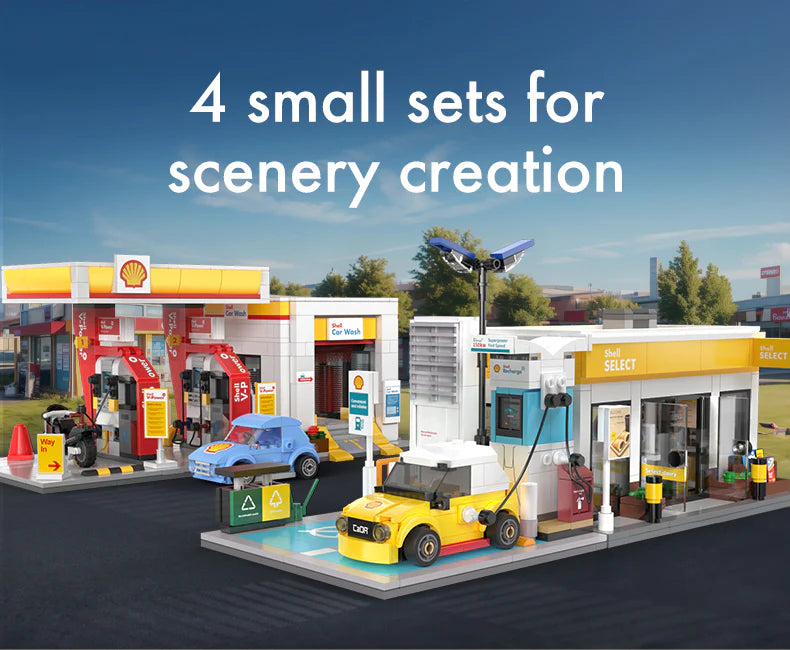 CaDA Shell Charging Station 305 Pieces Brick Model Kit C66029W