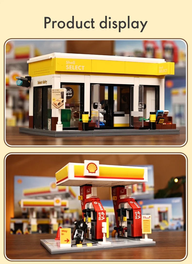 CaDA Shell Charging Station 305 Pieces Brick Model Kit C66029W
