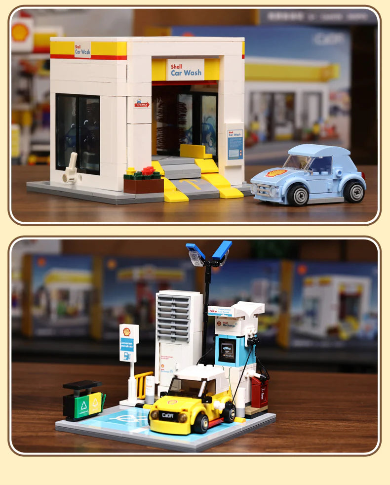 CaDA Shell Charging Station 305 Pieces Brick Model Kit C66029W