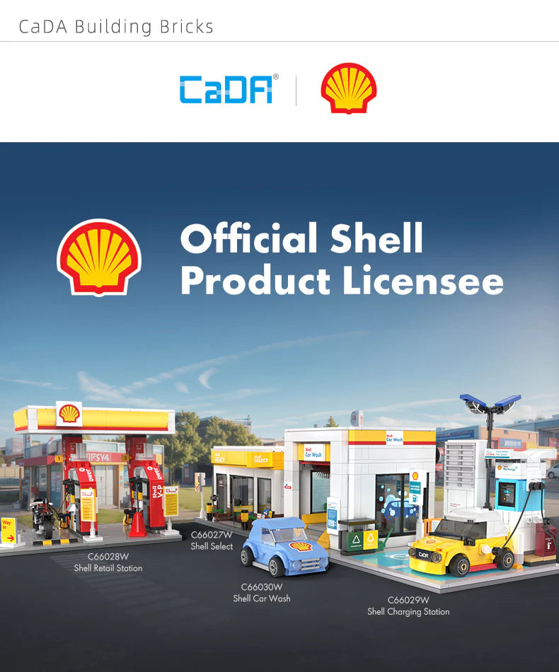 CaDA Shell Charging Station 305 Pieces Brick Model Kit C66029W