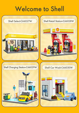 CaDA Shell Charging Station 305 Pieces Brick Model Kit C66029W