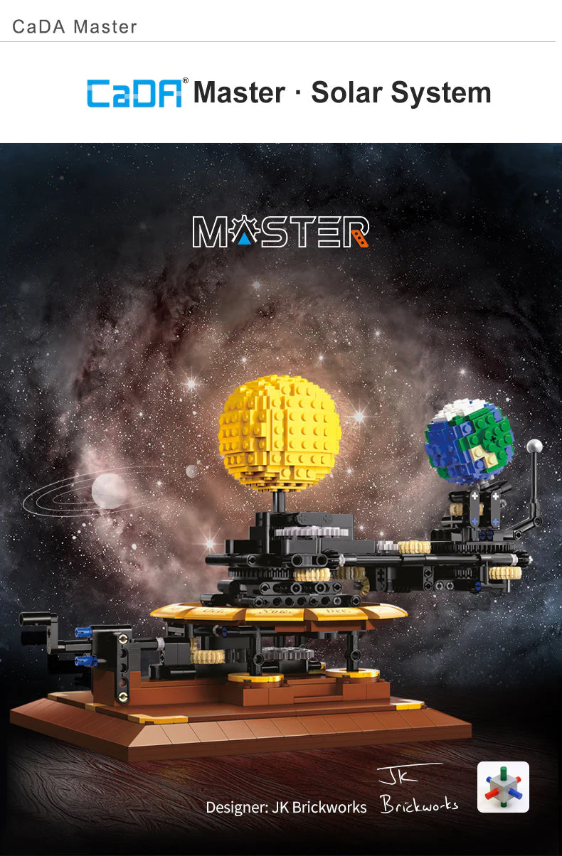 CaDA Master The Solar System 865 Pieces Brick Model Kit C71004W