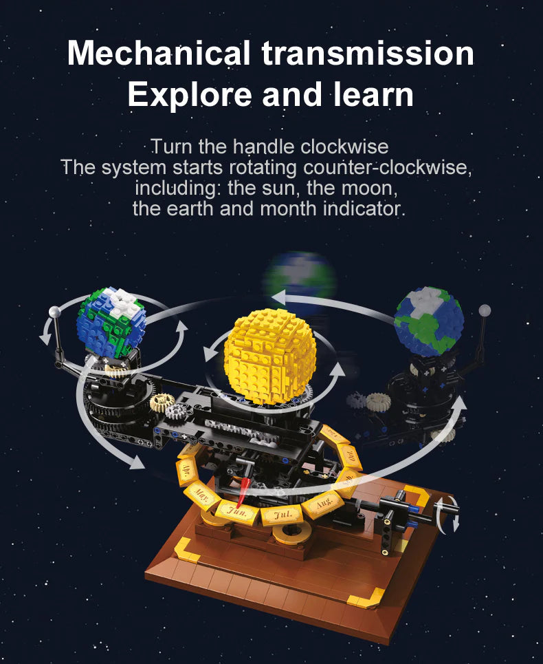 CaDA Master The Solar System 865 Pieces Brick Model Kit C71004W