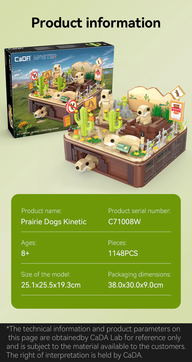 CaDA Master Steam Series - Prairie Dogs Kinetic C71008W