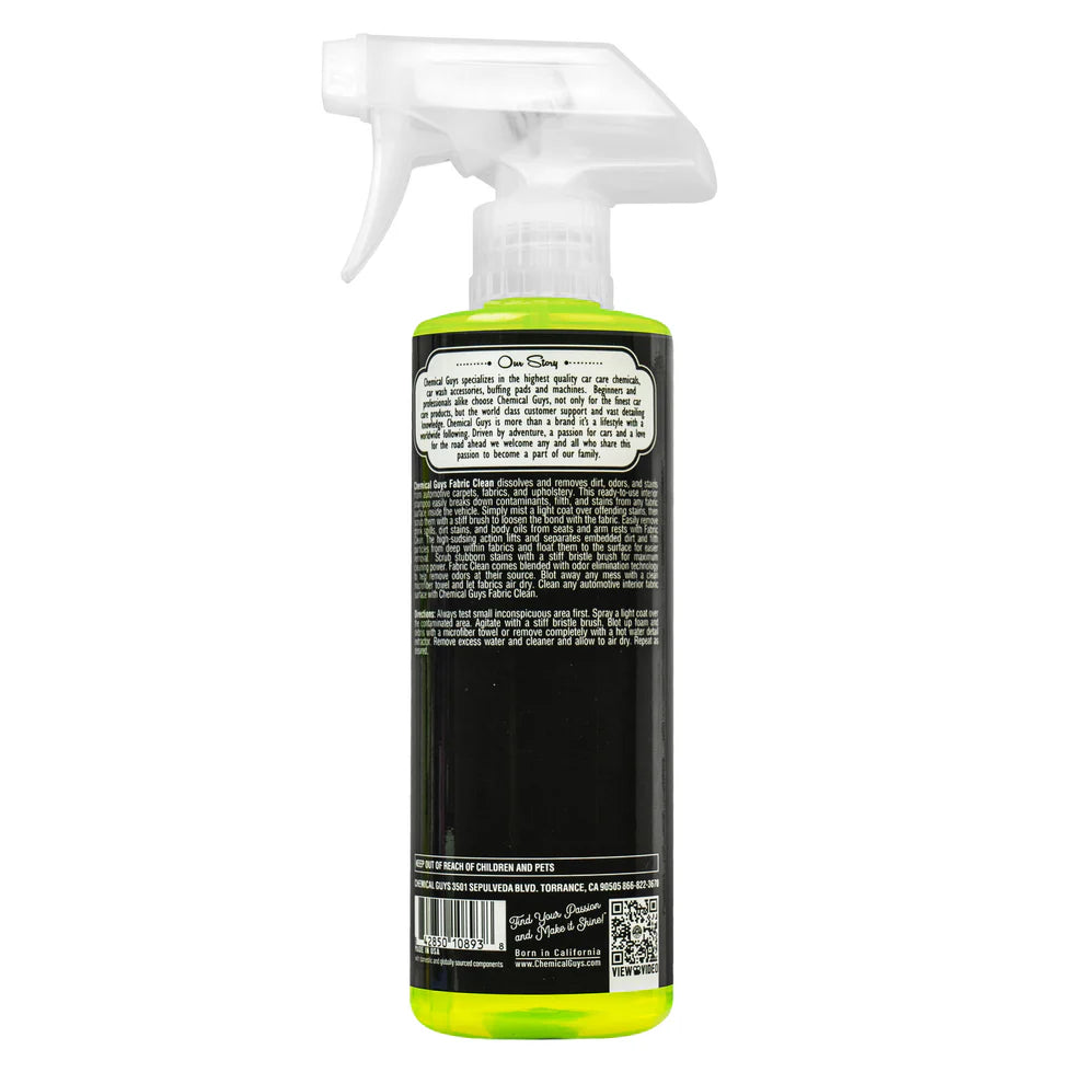 Chemical Guys Foaming Citrus Fabric Clean Carpet & Upholstery Shampoo Spray
