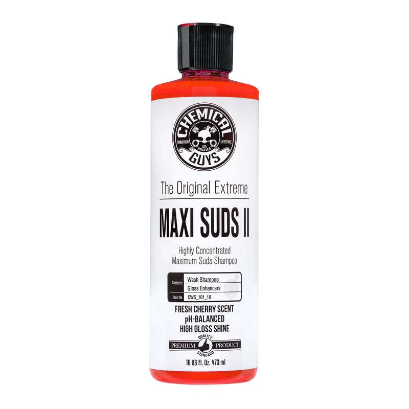 Chemical Guys Maxi Suds II High Foam Maintenance Shampoo & Gloss Booster