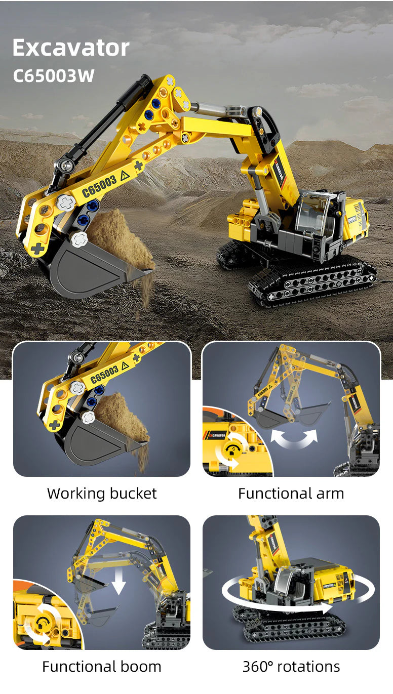 Excavator features sheet