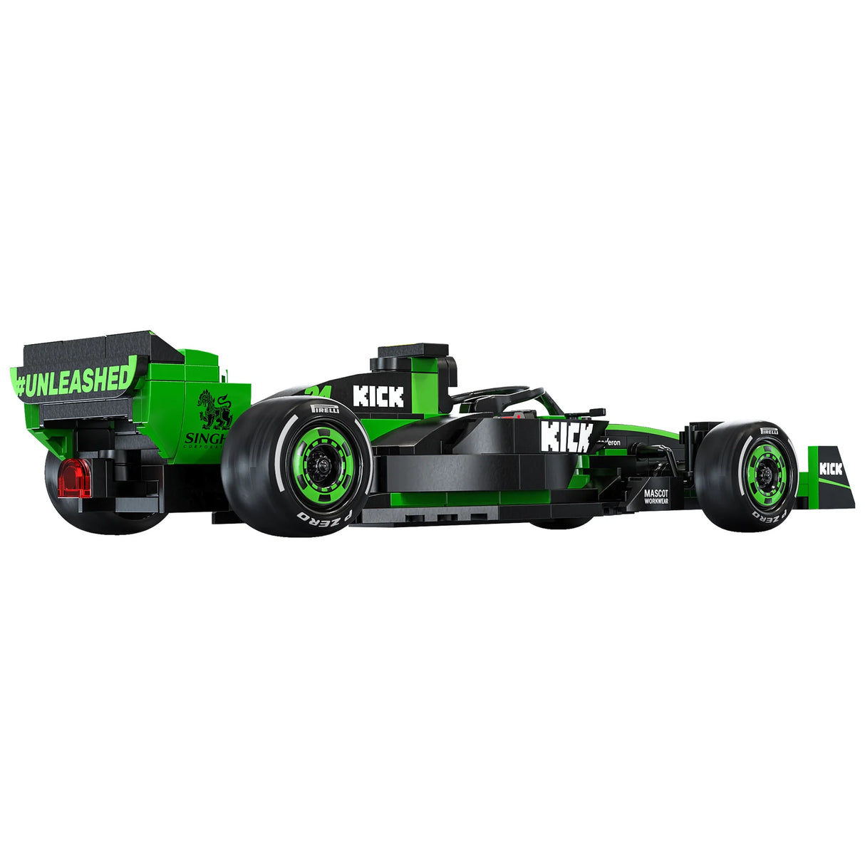 Built up image rear angled view