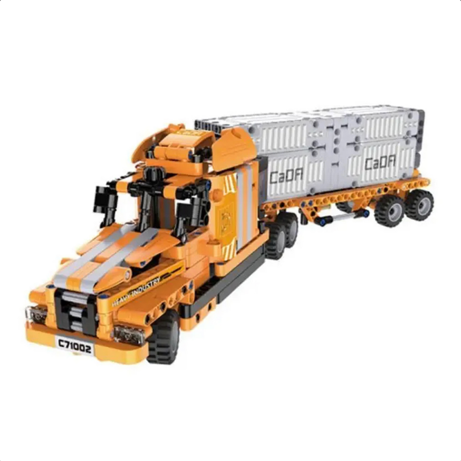 CaDA Port Engineering, Makes 10 separate Items, 634 Pieces Brick Model Kit C71002W