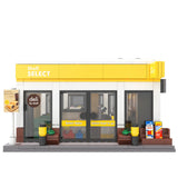 Side view of shop