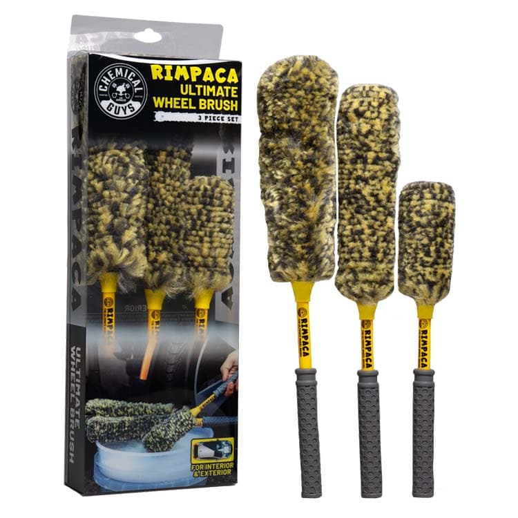 Chemical Guys Rimpaca Ultimate Wheel Brush Set (3 Piece)