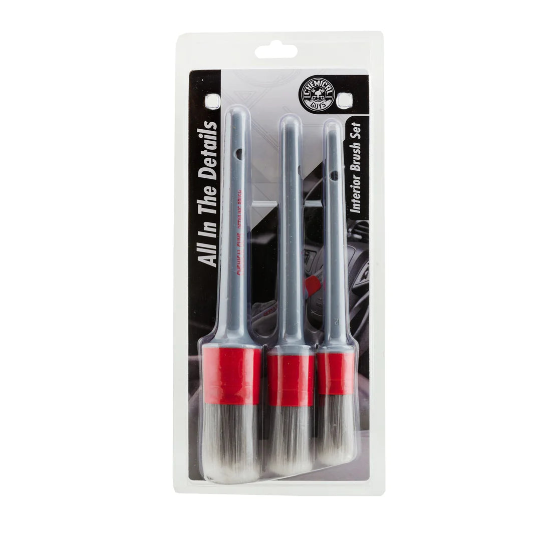 Pack of 3 different sized Brushes 