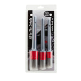 Pack of 3 different sized Brushes 